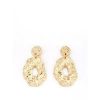 buy beaten statement earring gold 5f186bb0ceee4