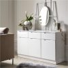 buy bilbao ready assembled large high gloss sideboard white 5f1a68b33b376