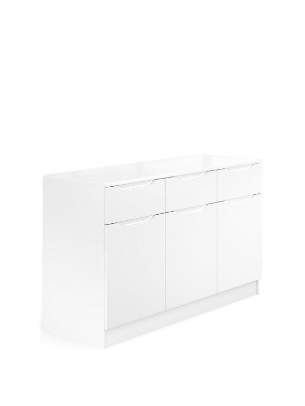 buy bilbao ready assembled large high gloss sideboard white 5f1a68b41eb6a