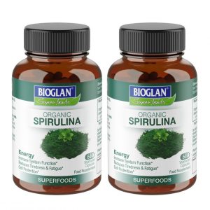 buy bioglan superfoods organic spirulina 2 x 60 capsules 2 months supply 5f1bdf133a1b5