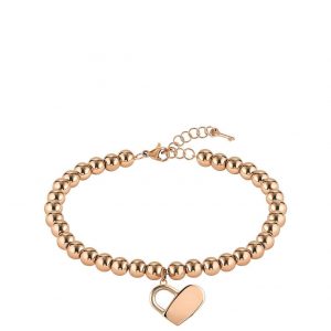 buy boss gold plated stainless steel beads and heartlock bracelet 5f159b0be697b