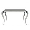buy boutique 139 cm glass dining table 4 chairs 5f19161f3fcaa