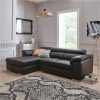 buy brady 100 premium leather 3 seater left hand chaise sofa 5f1a6905eefef