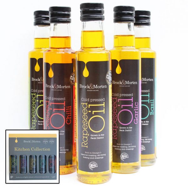 buy brock morten kitchen collection flavoured rapeseed oils gift pack 5 x 250ml 5f1be9cb89889