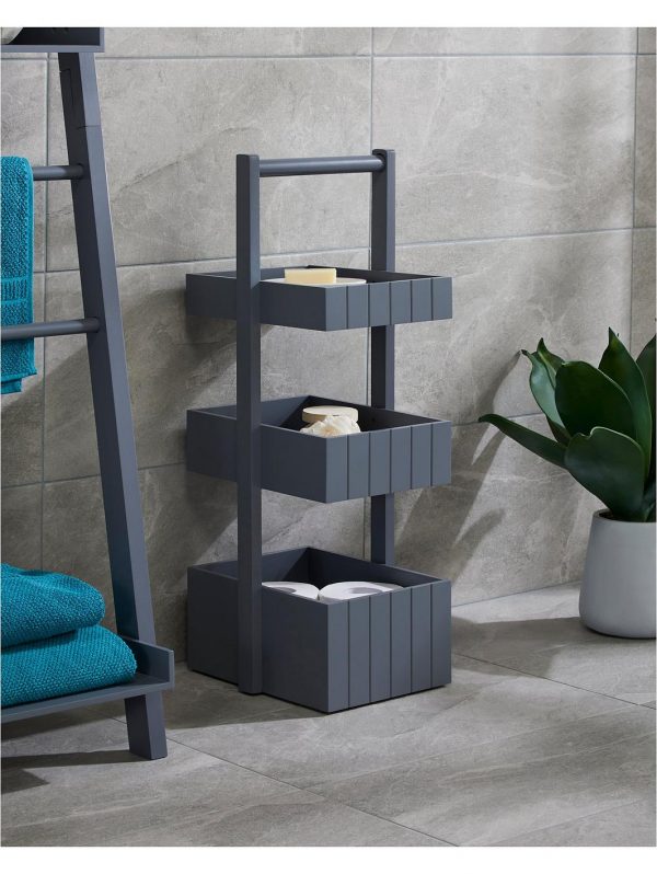buy burford painted bathroom storage caddy grey 5f1a69aa255d9