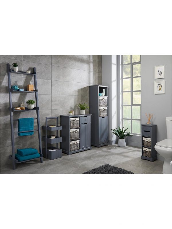 buy burford painted bathroom storage caddy grey 5f1a69aac8093