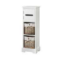 buy burford ready assembled painted narrow bathroom storage unit white 5f2101529a384