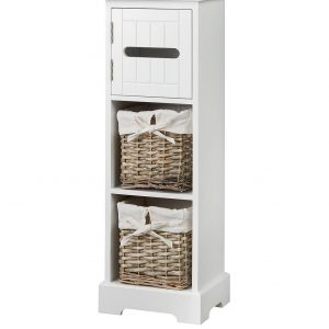 buy burford ready assembled painted narrow bathroom storage unit white 5f2101579deea