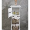 buy burford ready assembled painted narrow bathroom storage unit white 5f21015aae6ef