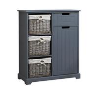 buy burford ready assembled painted side by side bathroom storage unit grey 5f1a691708b2b