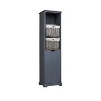 buy burford ready assembled painted tall bathroom storage unit grey 5f1a69e49b264