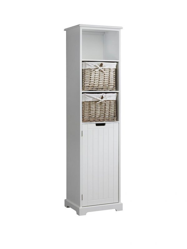 buy burford ready assembled painted tall bathroom unit white 5f17c5bdef70c