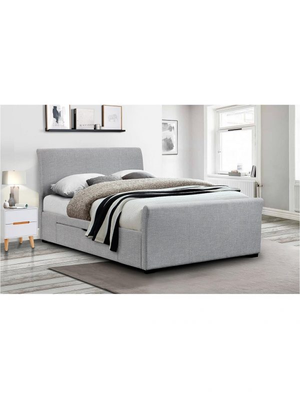 buy capri fabric bed frame with drawers 5f1cfb7483ca1