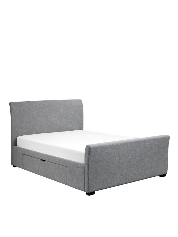 buy capri fabric bed frame with drawers 5f1cfb763af86