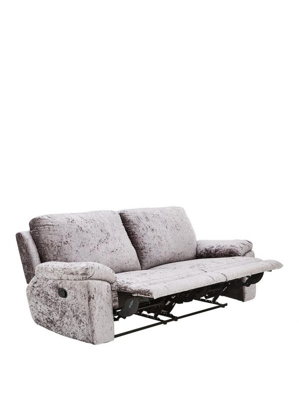 buy castille fabric 3 seater manual recliner sofa 5f1a68a00699f