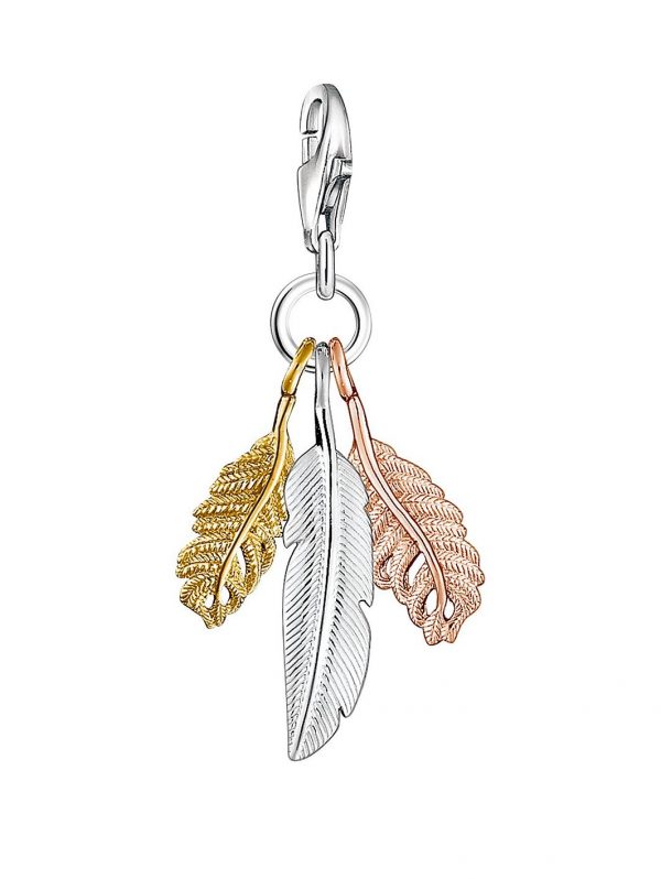 buy charm club triple feather charm 5f15c2482b4a0