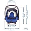 buy child seat capsula bb0 polyester isofix no group 0 blue 5f183d1f8975f