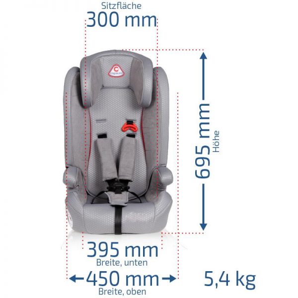 buy child seat capsula mt6 polyester isofix no group 1 2 3 grey 5f198efc61a17