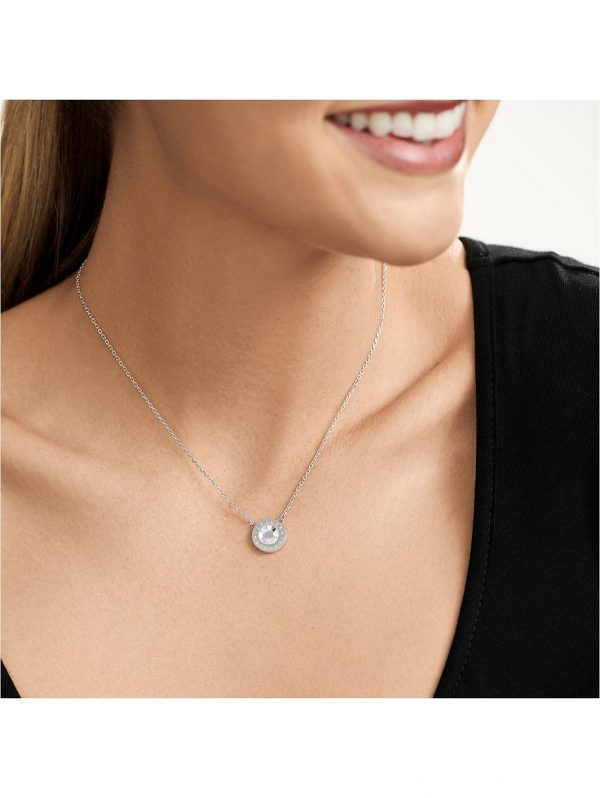 buy classic silver plated cubic zirconia pendant ladies necklace 5f1ae02f205c6