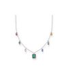 buy colourful lucky symbols silver necklace 5f23c8c9676cc
