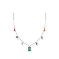 buy colourful lucky symbols silver necklace 5f23c8c9676cc