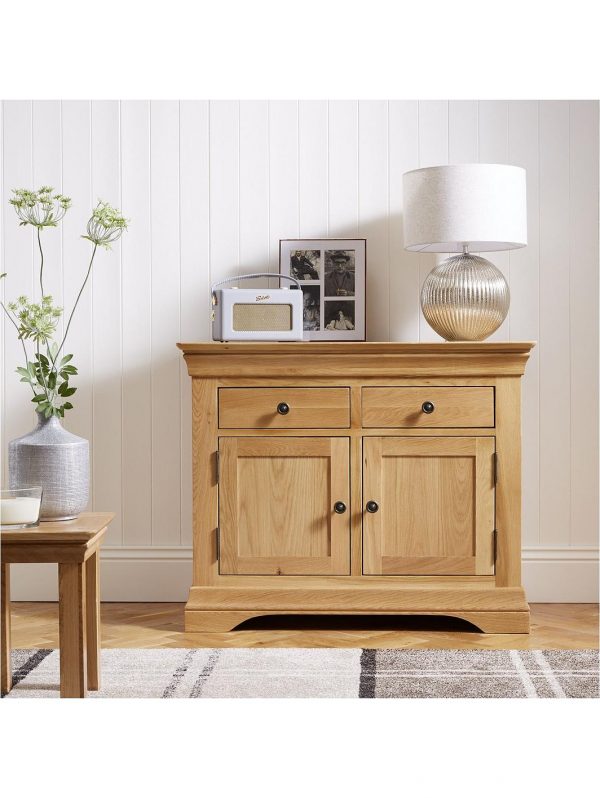 buy constance oak ready assembled compact sideboard 5f1a6927ed150