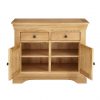 buy constance oak ready assembled compact sideboard 5f1a69292fd4e