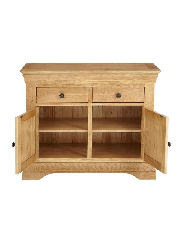 buy constance oak ready assembled compact sideboard 5f1a69292fd4e