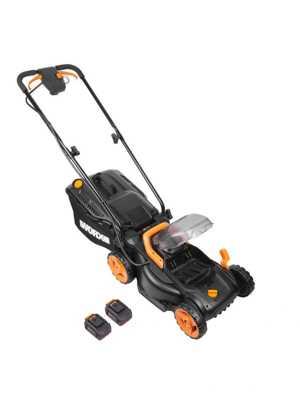 buy cordless 34cm dual battery lawn mower wg779e 2 5f1a7563d8003