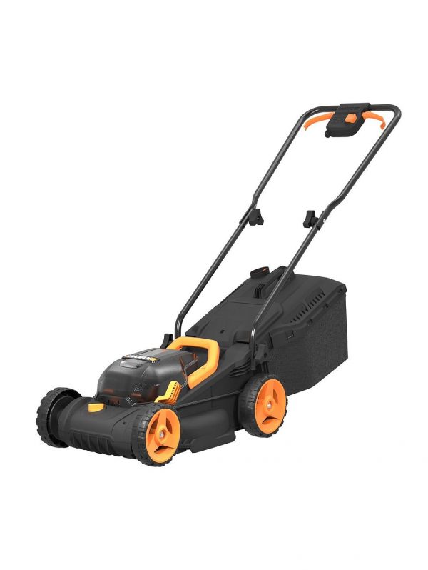 buy cordless 34cm dual battery lawn mower wg779e 2 5f1a75686f392