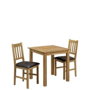 buy coxmoor 75 x 75 cm square solid oak dining table 2 chairs 5f1a68b03cd58