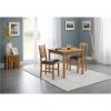 buy coxmoor 75 x 75 cm square solid oak dining table 2 chairs 5f1a68b0f0ca2