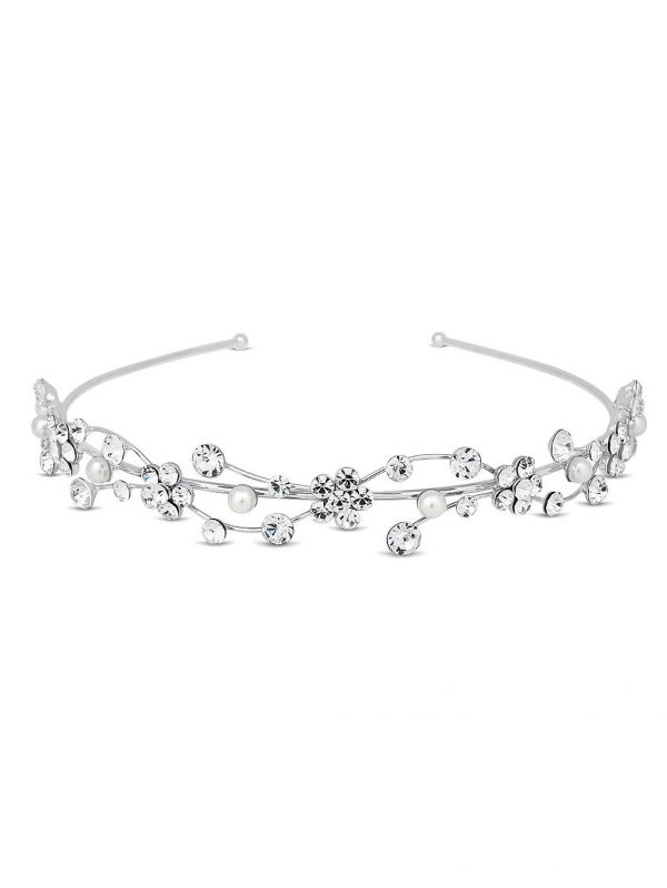 buy crystal flower and pearl wave headband 5f15c992291d7