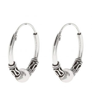 buy ethnic mini hoops silver 5f1c60110ea8c