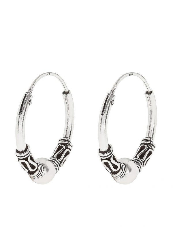 buy ethnic mini hoops silver 5f1c60110ea8c