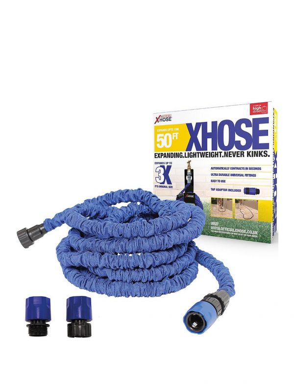 buy expanding garden hose pipe with tap adaptor 50ft 5f1a754f944ed