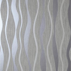 buy grey metallic wave wallpaper 5f17d7eb804de
