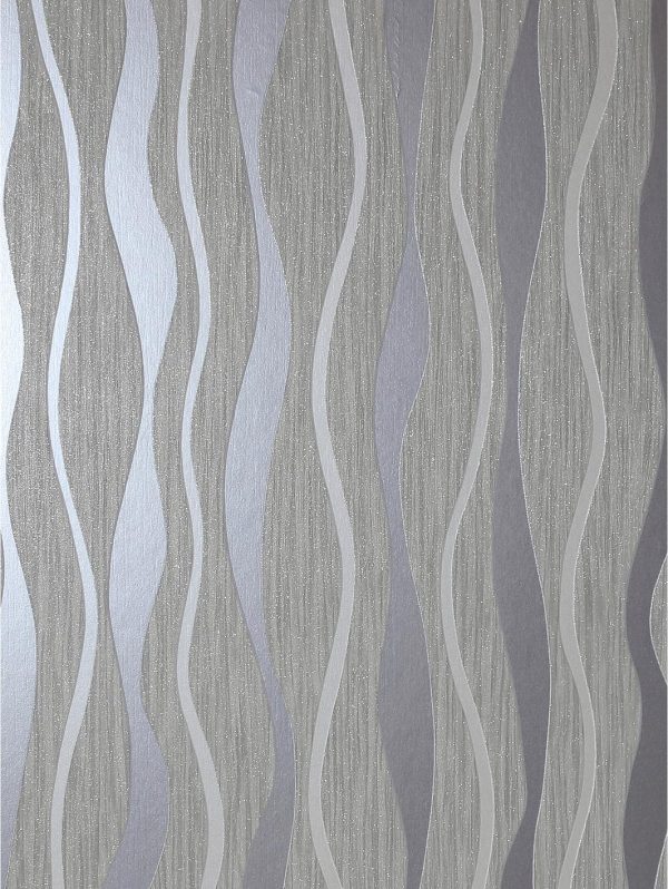 buy grey metallic wave wallpaper 5f17d7eb804de