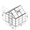 buy harmony 6 x 6ft greenhouse silver 5f210cf1ecd3d