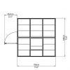 buy harmony 6 x 6ft greenhouse silver 5f210cf43dddd