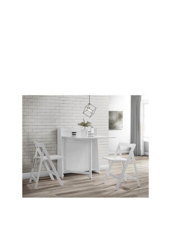 buy helsinki ready assembled space saver dining table 2 chairs 5f1a68c91b2ef