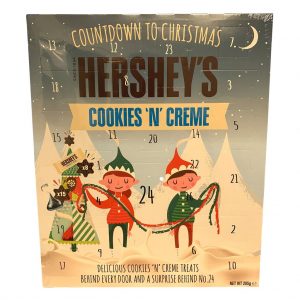 buy hersheys cookies creme advent calendar countdown american chocolate fun kids 5f1ac8673480f