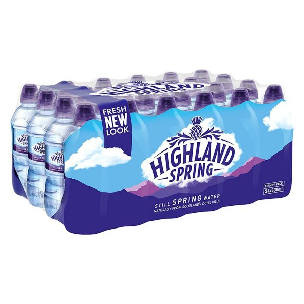 buy highland spring 330ml 24 pack natural refreshing scottish still water sports cap 5f1ac86f5ab0e