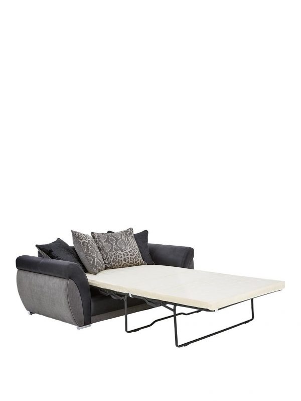 buy hilton fabric and faux leather scatter back sofa bed 5f1914552ea70