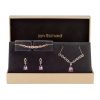 buy jon richard rose gold pink stone twist jewellery set 5f1869918597a