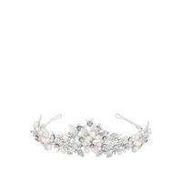 buy jon richard silver crystal and pearl tiara 5f15c9d251c03