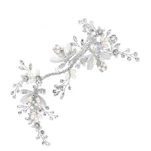 buy jon richard silver painted leaves and crystal bead dogclip 5f15c99b6e301