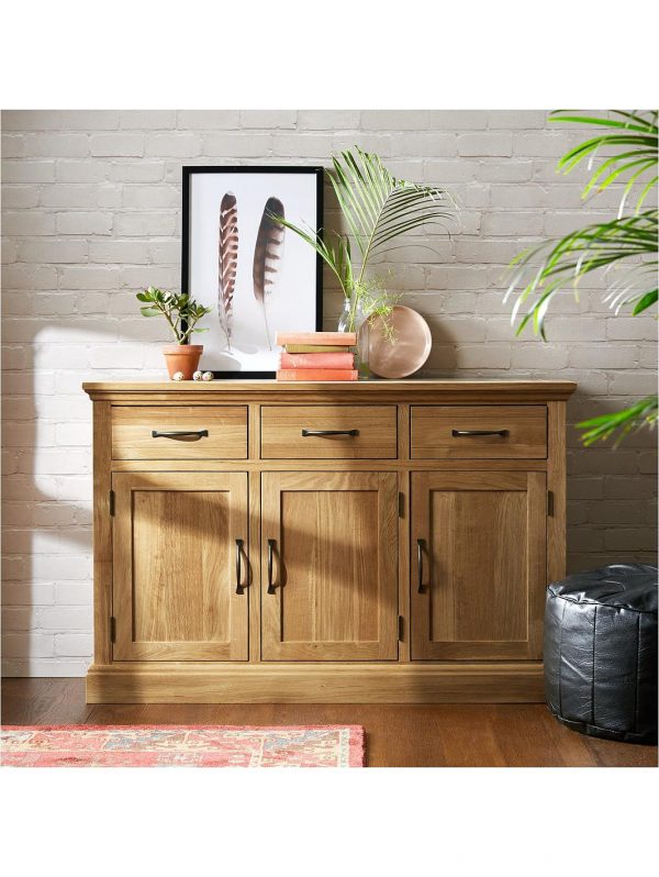 buy kingston 100 solid wood ready assembled large sideboard 5f1a6900cbe12
