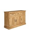 buy kingston 100 solid wood ready assembled large sideboard 5f1a690284ab7