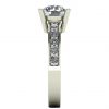 buy lady lynsey 9ct gold 2 25ct total round brilliant moissanite solitaire ring with stone set shoulders 5f198ef5cd835